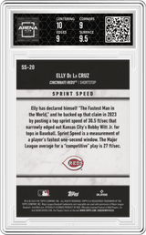 2024 Topps Significant Statistics #SS-20 Elly De La Cruz Arena Club 9.5