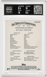 2025 Topps Allen & Ginter Chrome Refractor #120 Dylan Crews Arena Club 9