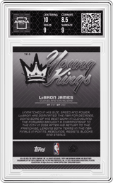 2025-26 Bowman Young Kings #YK-5 Lebron James Arena Club 9