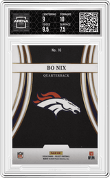 2024 Panini Select Turbocharged #16 Bo Nix Arena Club 8