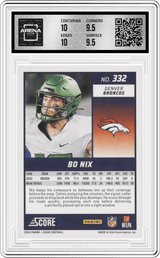 2024 Panini Score #332 Bo Nix Arena Club 10