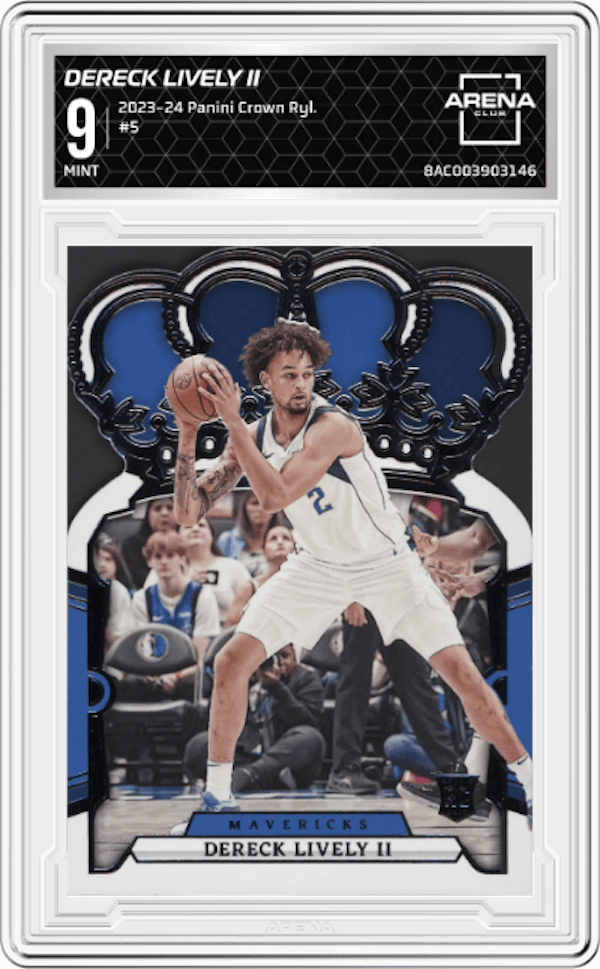 2023-24 Panini Crown Royale #5 Dereck Lively Ii Arena Club 9