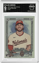 2025 Topps Allen & Ginter Chrome Refractor #120 Dylan Crews Arena Club 9