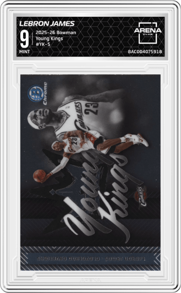 2025-26 Bowman Young Kings #YK-5 Lebron James Arena Club 9