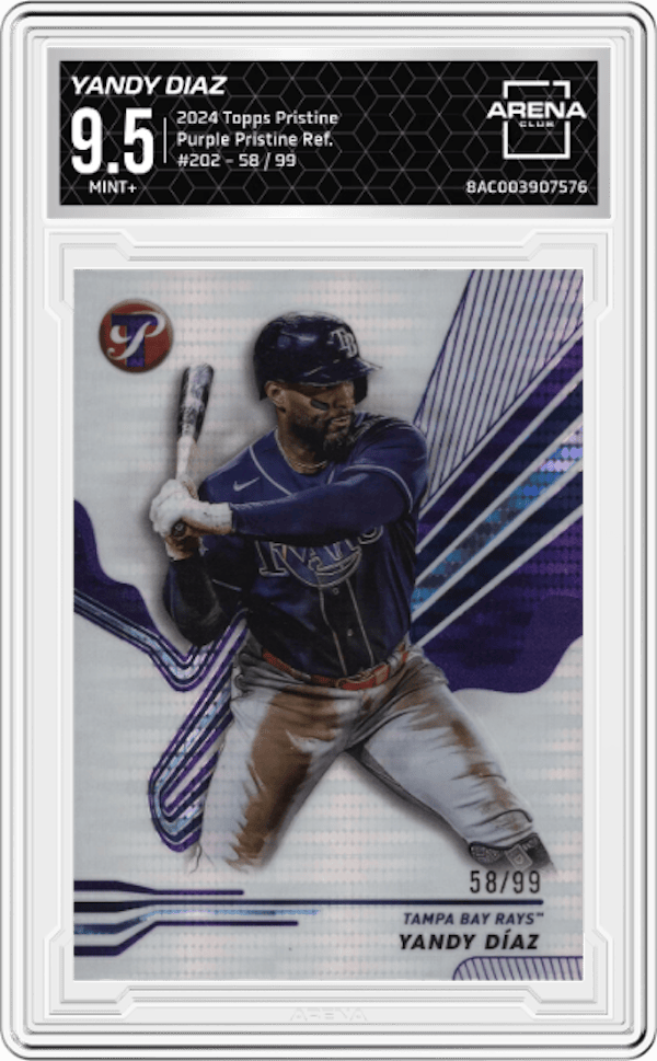 2024 Topps Pristine #202 Yandy Diaz Arena Club 9.5