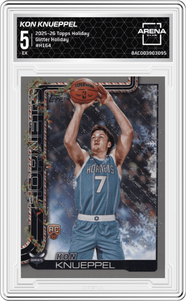 2025-26 Topps Holiday Glitter Holiday #H164 Kon Knueppel Arena Club 5