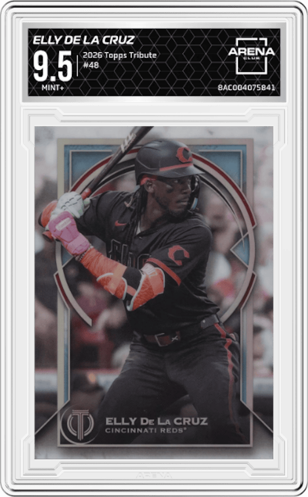 2026 Topps Tribute #48 Elly De La Cruz Arena Club 9.5