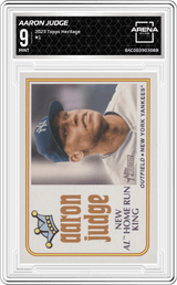 2023 Topps Heritage #1 Aaron Judge Arena Club 9