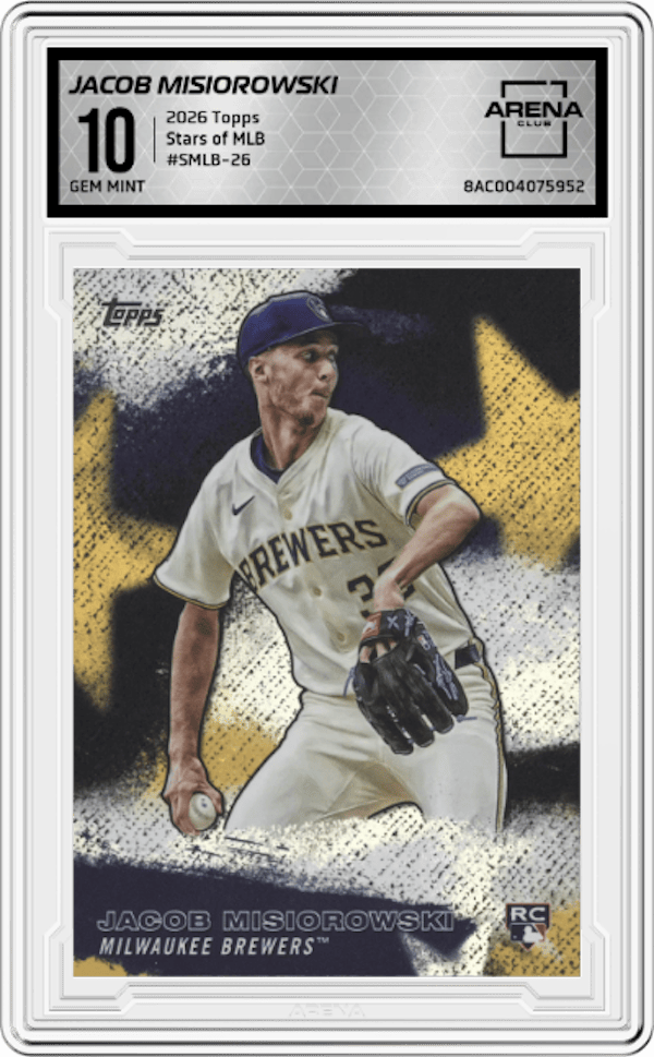 2026 Topps Stars of MLB #SMLB-26 Jacob Misiorowski Arena Club 10