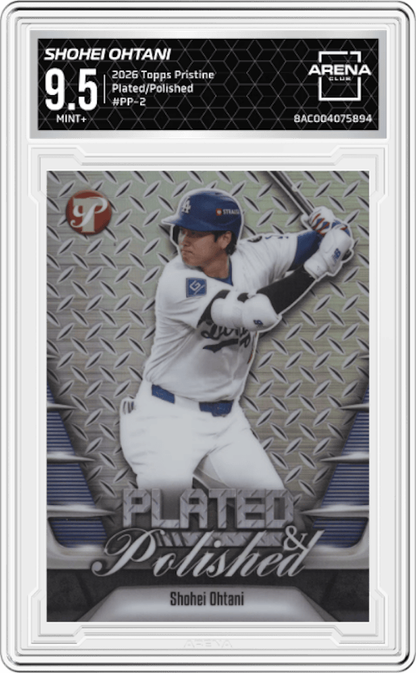 2026 Topps Pristine Plated/Polished #PP-2 Shohei Ohtani Arena Club 9.5