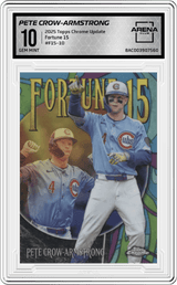 2025 Topps Chrome Update Fortune 15 #F15-10 Pete Crow-Armstrong Arena Club 10