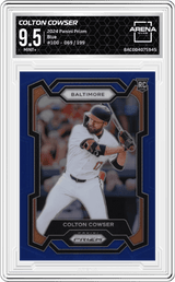 2024 Panini Prizm Blue / 199 #100 Colton Cowser Arena Club 9.5