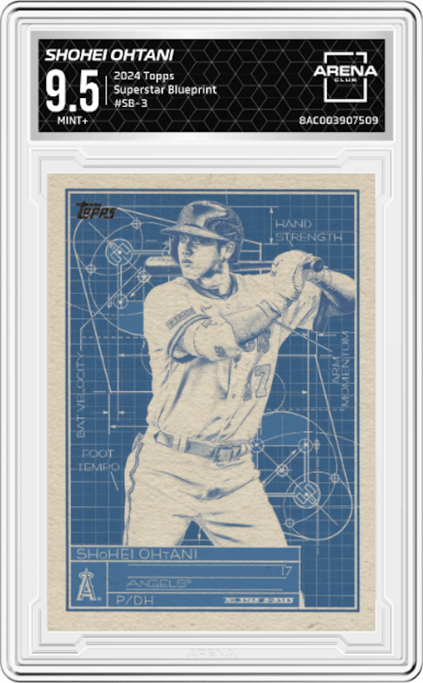 2024 Topps Superstar Blueprint #SB-3 Shohei Ohtani Arena Club 9.5
