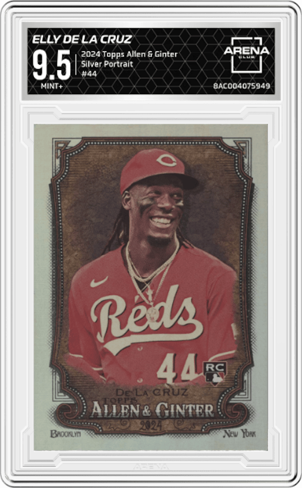 2024 Topps Allen & Ginter Silver Portrait #44 Elly De La Cruz Arena Club 9.5