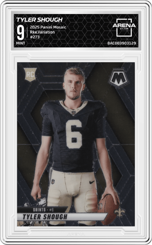 2025 Panini Mosaic Rke.Variation #273 Tyler Shough Arena Club 9