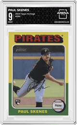 2024 Topps Heritage #594 Paul Skenes Arena Club 9
