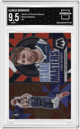 2023-24 Panini Mosaic Stare Masters #1 Luka Doncic Arena Club 9.5