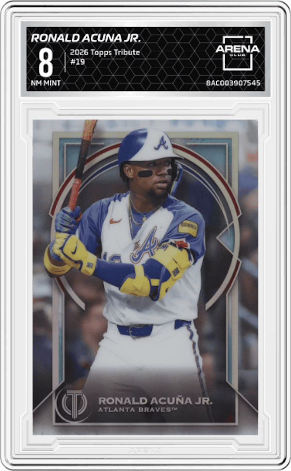 2026 Topps Tribute #19 Ronald Acuna Jr. Arena Club 8