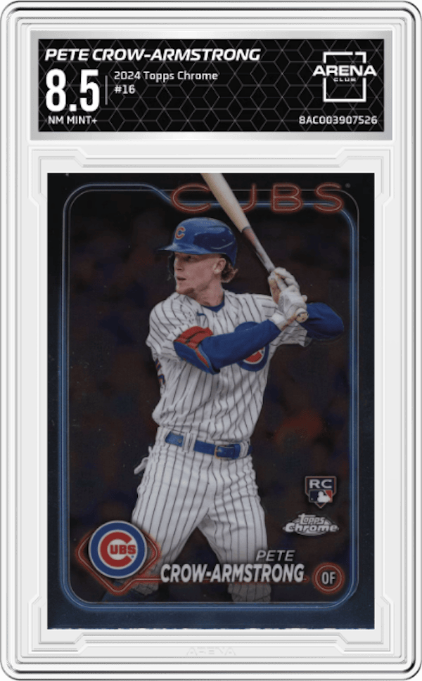 2024 Topps Chrome #16 Pete Crow-Armstrong Arena Club 8.5