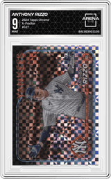 2024 Topps Chrome X-Fractor #127 Anthony Rizzo Arena Club 9