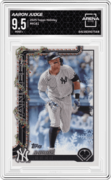 2025 Topps Holiday #H161 Aaron Judge Arena Club 9.5