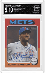 2024 Topps Heritage Real One Auto #ROA-RM Ronny Mauricio Arena Club 9