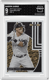 2024 Topps Update Topps Black Gold #BG-4 Aaron Judge Arena Club 9