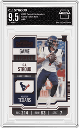 2023 Panini Contenders Game Ticket Red #40 C.J. Stroud Arena Club 9.5