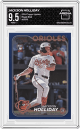 2024 Topps Update Royal Blue #US50 Jackson Holliday Arena Club 9.5