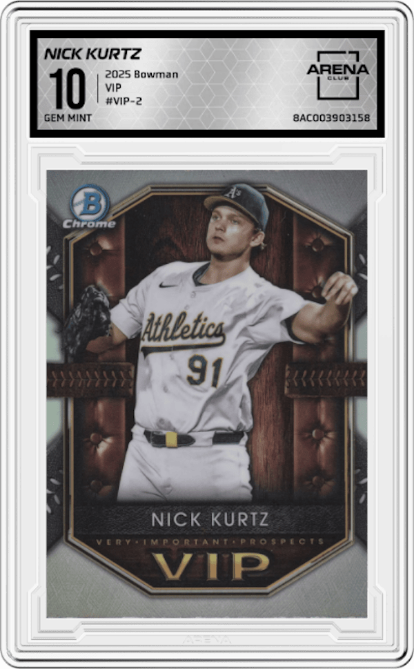 2025 Bowman VIP #VIP-2 Nick Kurtz Arena Club 10