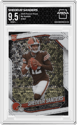 2025 Panini Prizm Prizm No Huddle #302 Shedeur Sanders Arena Club 9.5