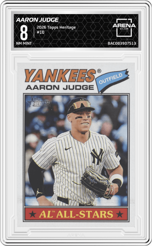 2026 Topps Heritage #10 Aaron Judge Arena Club 8