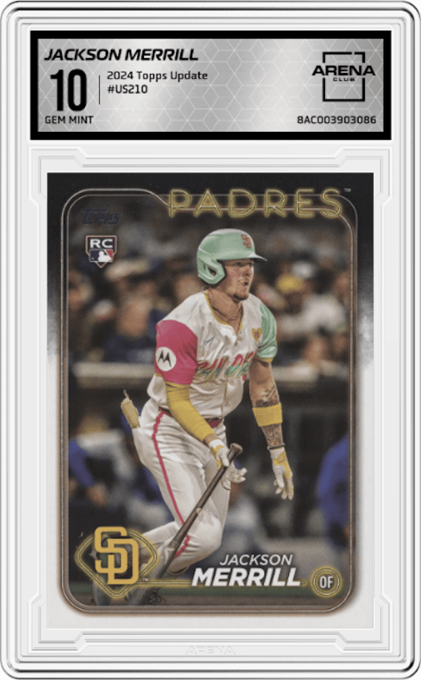 2024 Topps Update #US210 Jackson Merrill Arena Club 10