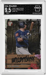 2026 Topps Pristine Pristine Wilderness #PW-15 Cal Raleigh Arena Club 9.5