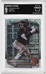2025 Bowman Mega Box Chr.Pros. #BCP-147 Jhonny Level Arena Club 9