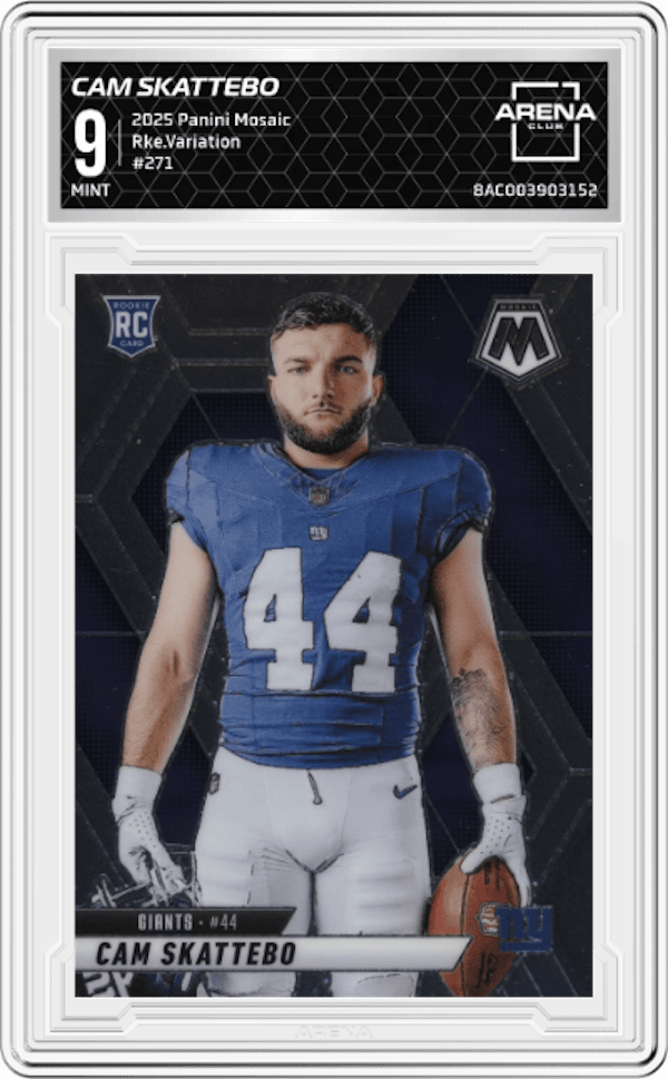 2025 Panini Mosaic Rke.Variation #271 Cam Skattebo Arena Club 9