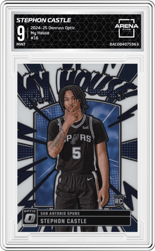 2024-25 Donruss Optic My House #16 Stephon Castle Arena Club 9