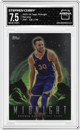 2023-24 Topps Midnight Morning / 149 #90 Stephen Curry Arena Club 7.5