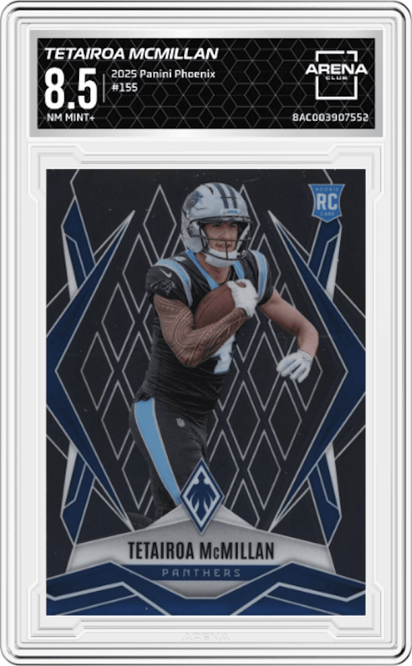 2025 Panini Phoenix #155 Tetairoa Mcmillan Arena Club 8.5