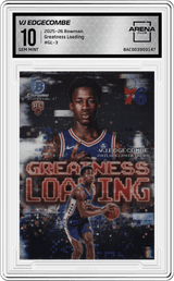 2025-26 Bowman Greatness Loading #GL-3 Vj Edgecombe Arena Club 10