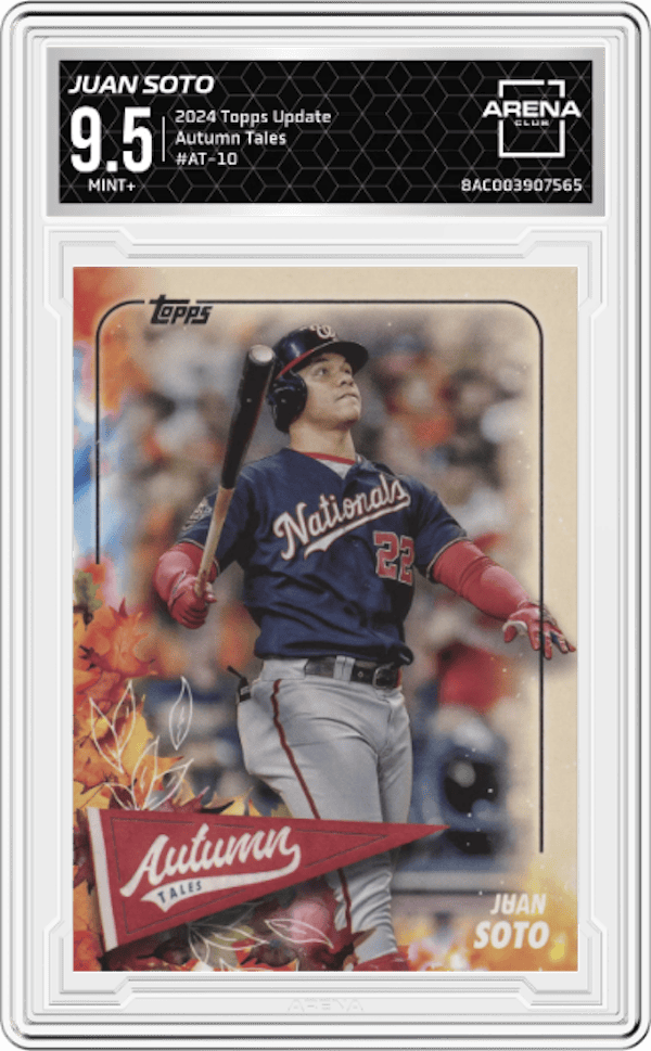 2024 Topps Update Autumn Tales #AT-10 Juan Soto Arena Club 9.5
