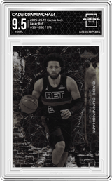 2025-26 Topps Chrome Cactus Jack #13 Cade Cunningham Arena Club 9.5