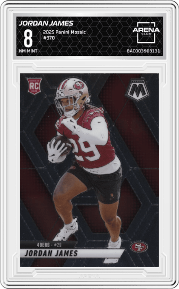 2025 Panini Mosaic #370 Jordan James Arena Club 8