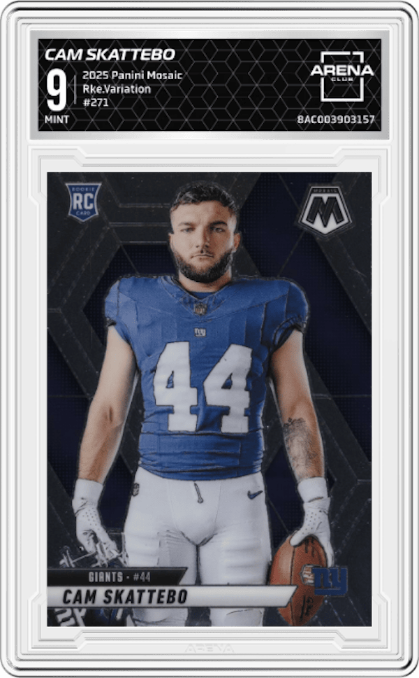 2025 Panini Mosaic Rke.Variation #271 Cam Skattebo Arena Club 9