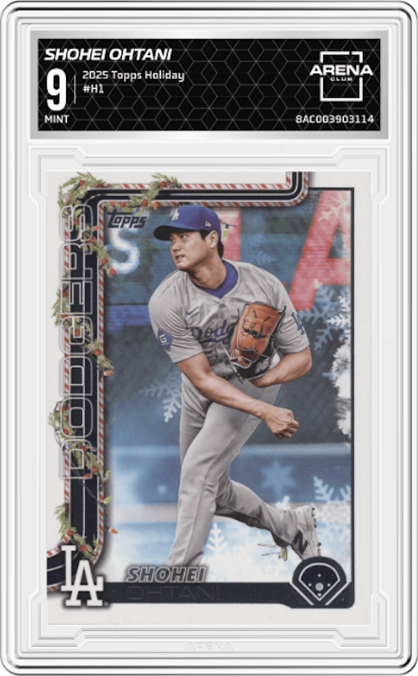 2025 Topps Holiday #H1 Shohei Ohtani Arena Club 9