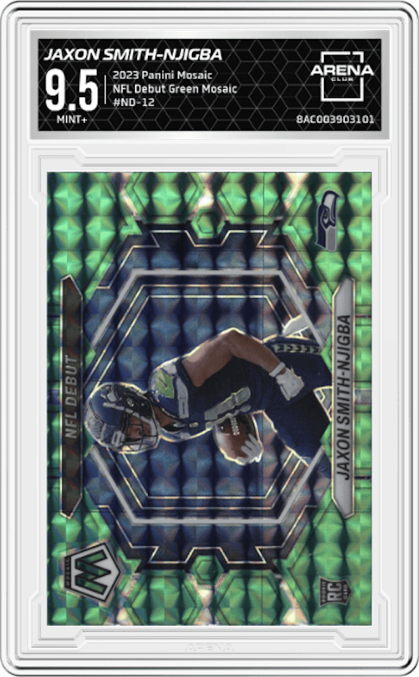 2023 Panini Mosaic #ND-12 Jaxon Smith-Njigba Arena Club 9.5
