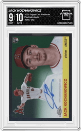 2025 Topps Chrome Platinum Platinum Auto #CPA-JKO Jack Kochanowicz Arena Club 9