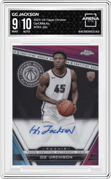 2023-24 Topps Chrome Cert.Rke.Au. #CRA-GGJ Gg Jackson Arena Club 9