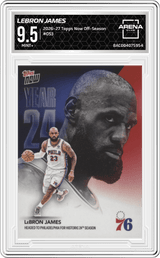 2026-27 Topps Now Off Season #OS3 Lebron James Arena Club 9.5