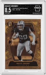 2024 Panini Gold Standard Base / 99 #53 Maxx Crosby Arena Club 8.5